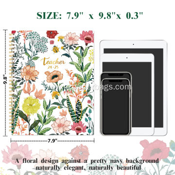 Personalized Teacher Lesson Plan Book and Planner for 2024-2025